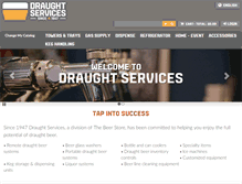 Tablet Screenshot of draughtservices.ca